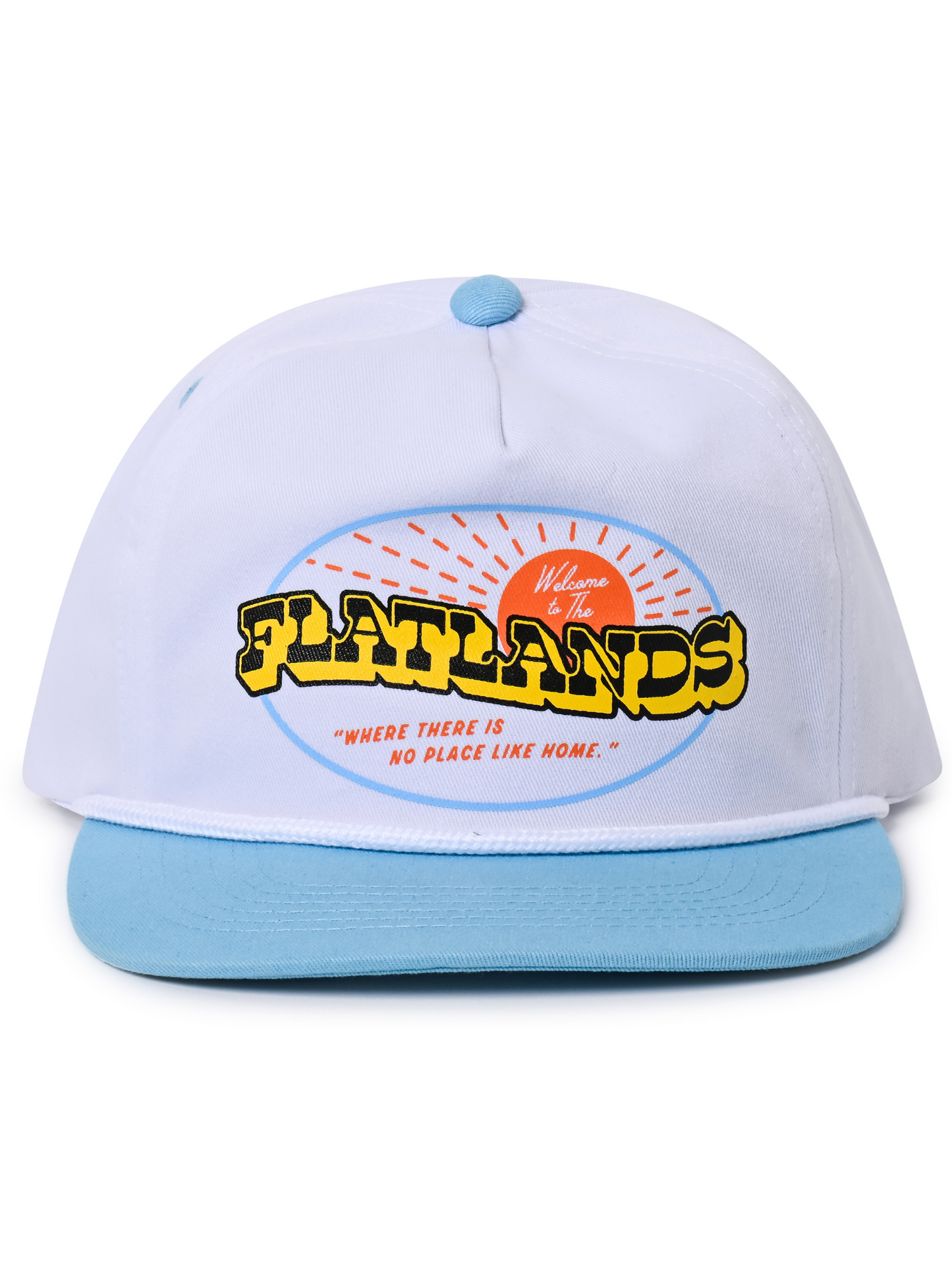 No Place Like Home Hat- White/Blue