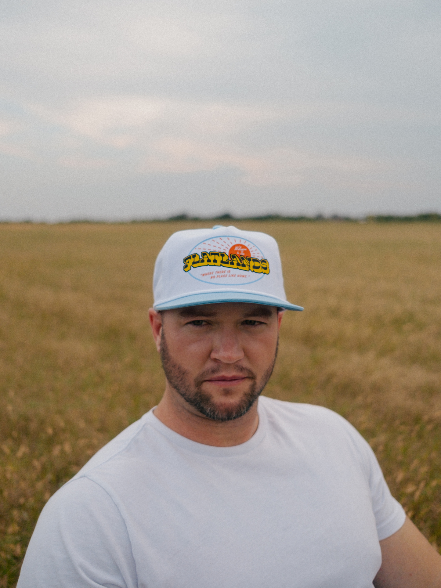 No Place Like Home Hat- White/Blue