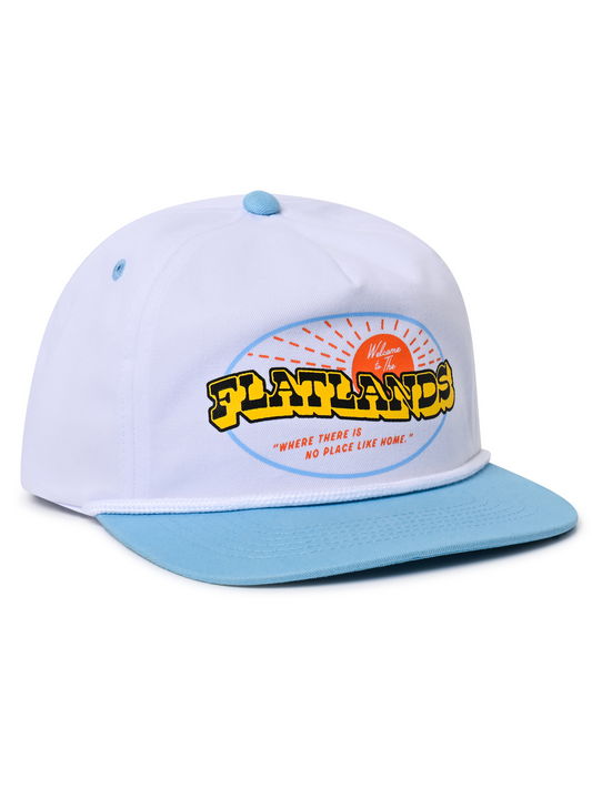 No Place Like Home Hat- White/Blue